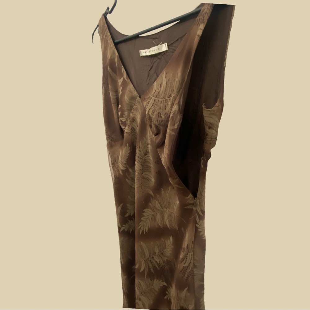 Max Studio Chocolate Fern Midi Dress - Picture 3 of 4